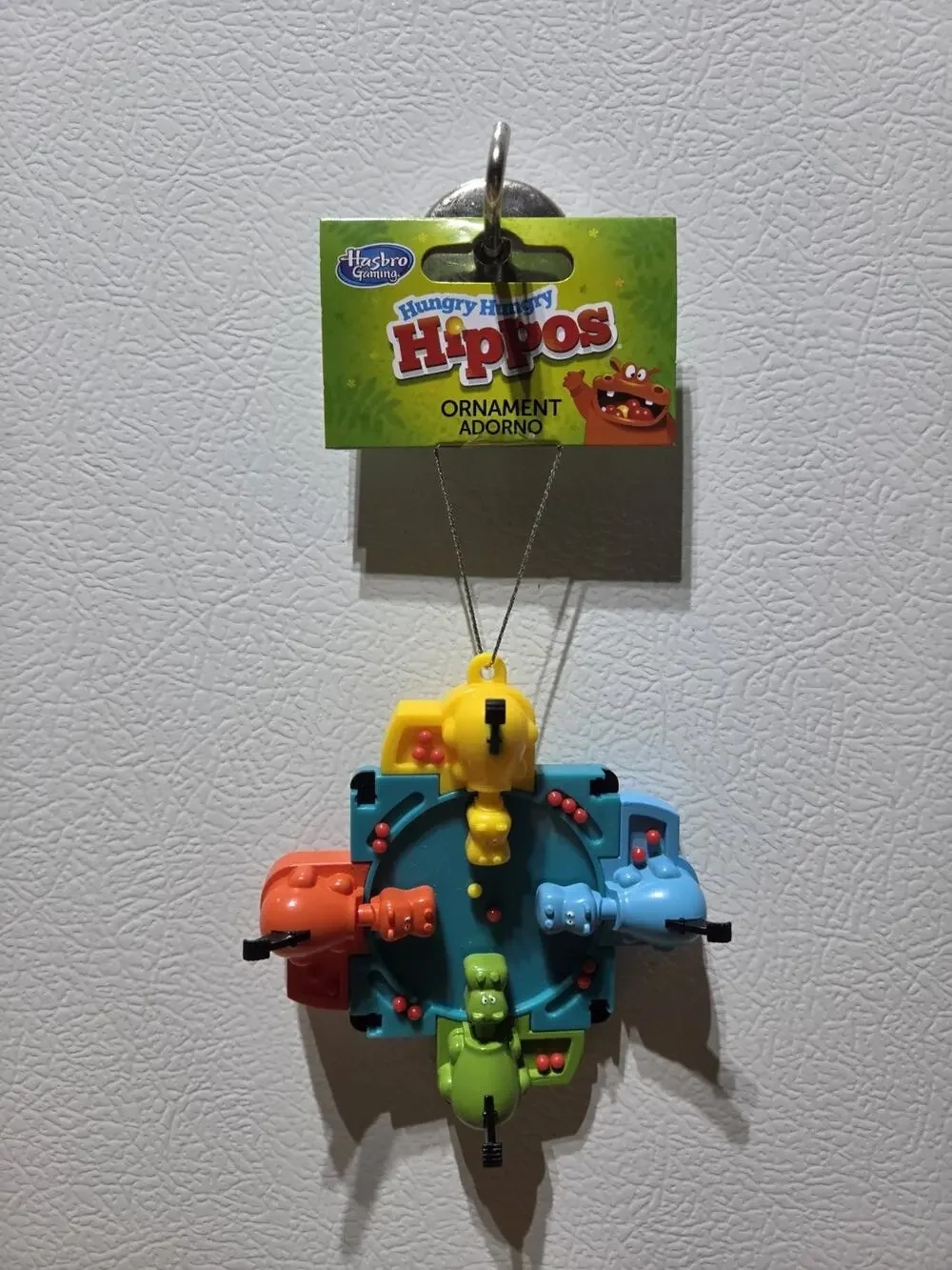 NEW, RUZ HUNGRY HUNGRY HIPPOS GAME CHRISTMAS Ornament